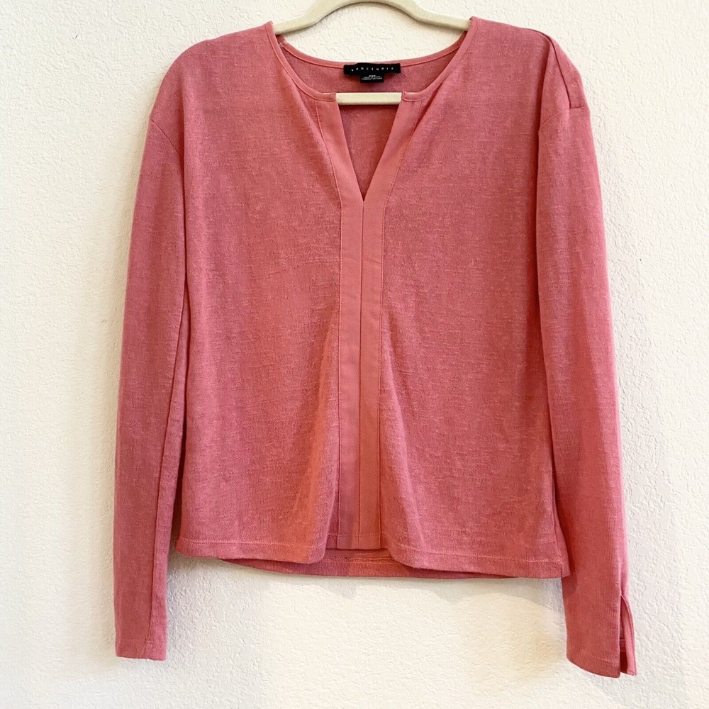 Sanctuary Women Pink Pullover Long Sleeve Sweater XXS